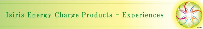 Isiris Energy Charge Products - Experiences Isiris Energy Charge Products - Experiences